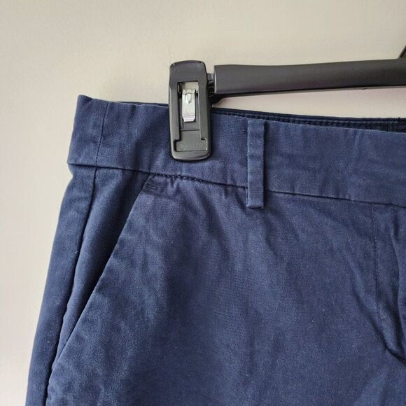 NAUTICA Flat Front Shorts | Navy Blue | Women's Size 10 - Picture 2 of 6